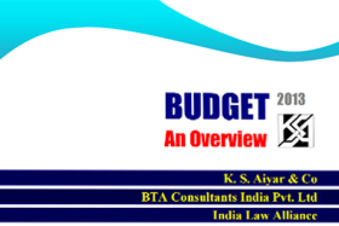 India Budget 2013